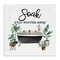 Stupell Industries Soak Worries Away Plants Canvas Wall Art Design by Masey St. Studios